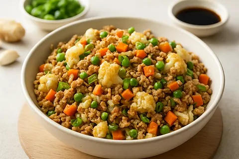 Turkey-Cauliflower Fried Rice Bowl
