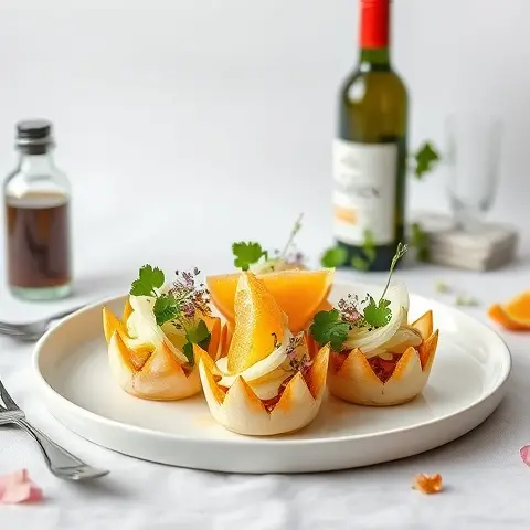 Fennel & Orange Salad Cups with Olive Oil