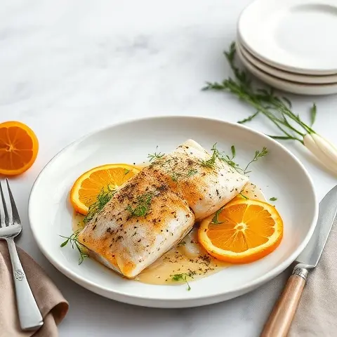 Citrus-Herb Trout with Fennel and Orange