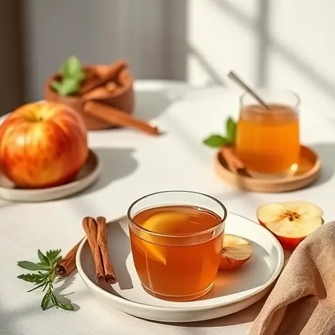 Warm Cinnamon Apple Cider (Sugar-Free)