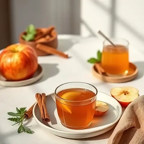 Warm Cinnamon Apple Cider (Sugar-Free)