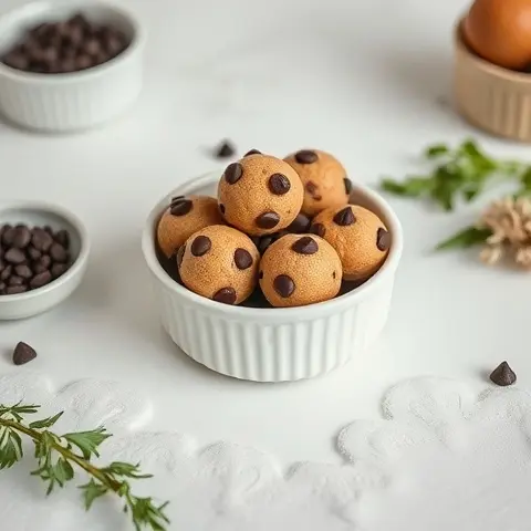 Nut-Free Chocolate Chip Cookie Dough Bites