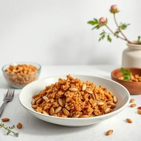 Crispy Buckwheat Granola with Pumpkin Seeds