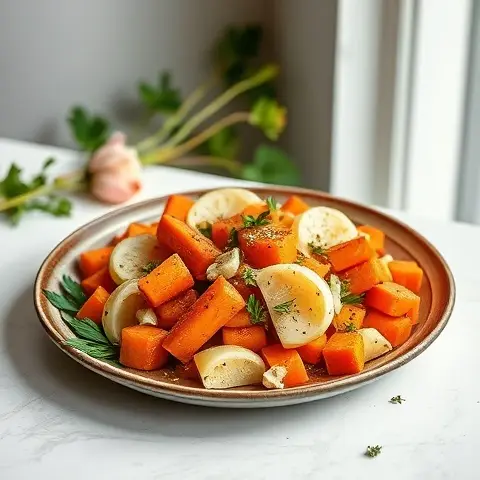 Cumin-Roasted Fennel and Carrot Medley