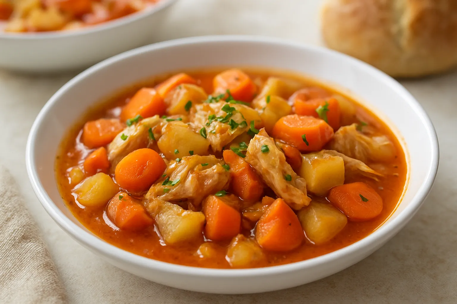 Gentle Garlic-Free Tomato-Free Chicken Stew with Root Veg