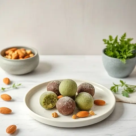 Matcha Almond Energy Balls