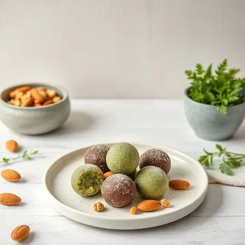 Matcha Almond Energy Balls
