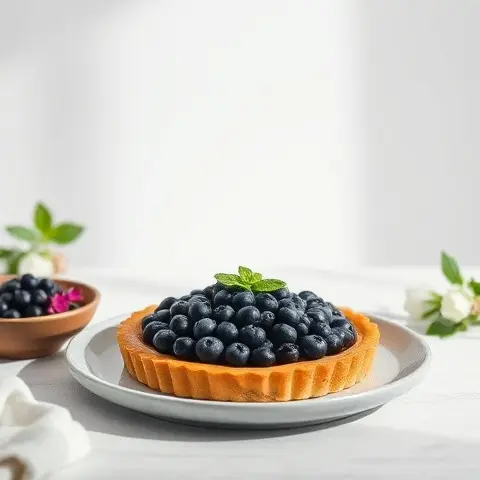 Blueberry Almond-Free Tart