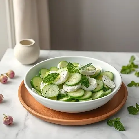 Cucumber-Mint Yogurt Salad (Dairy-Free Option)