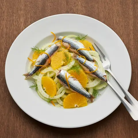 Sardine, Fennel & Orange Zest Salad