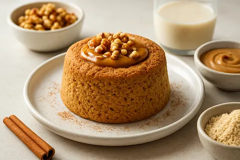 Cinnamon-Almond Protein Mug Cake (Low-Carb)