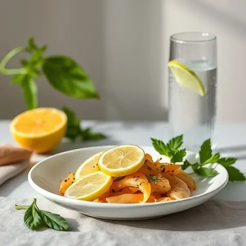 Zesty Lime-Jalapeño Shrub with Sparkling Water