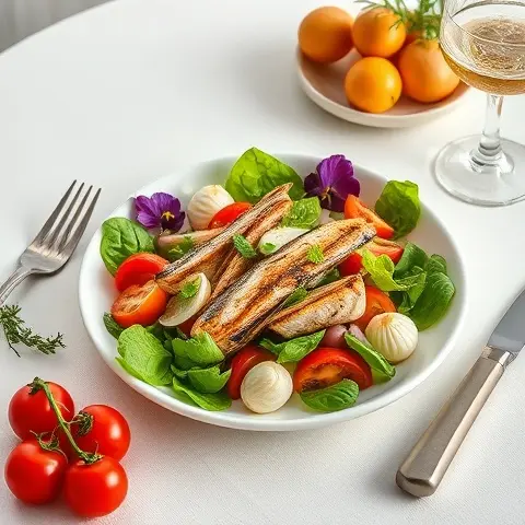 Nutritious Sardine Nicoise-style Salad