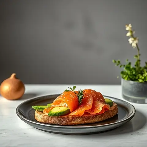 Smoked Salmon and Avocado Breakfast Boats