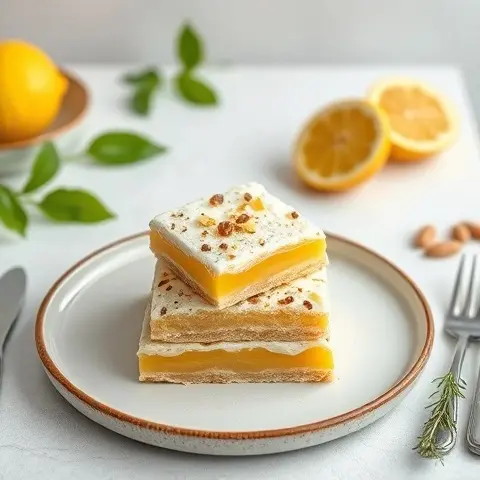 Sugar-Free Almond Flour Lemon Bars