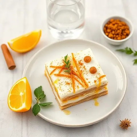 Saffron Cardamom Coconut Bars