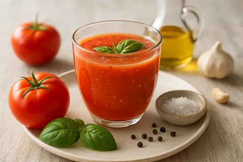 Savory Tomato-Tea: A Nourishing Mediterranean Beverage