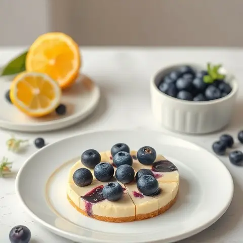 Lemon Blueberry Cheesecake Bites