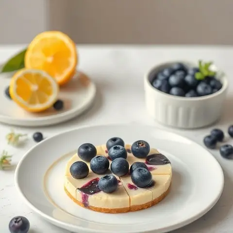 Lemon Blueberry Cheesecake Bites