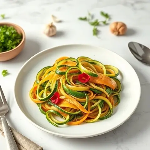 Ginger-Garlic Stir-Fried Zucchini Ribbons