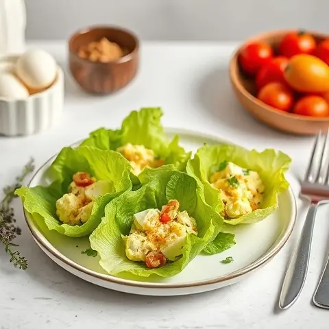 Mashable Egg Salad Lettuce Cups