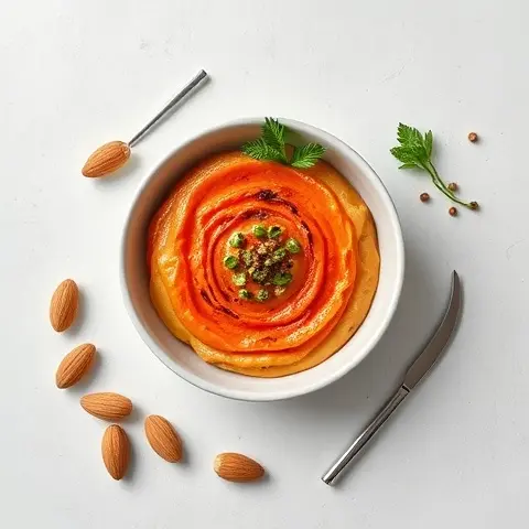 Roasted Red Pepper Almond Dip