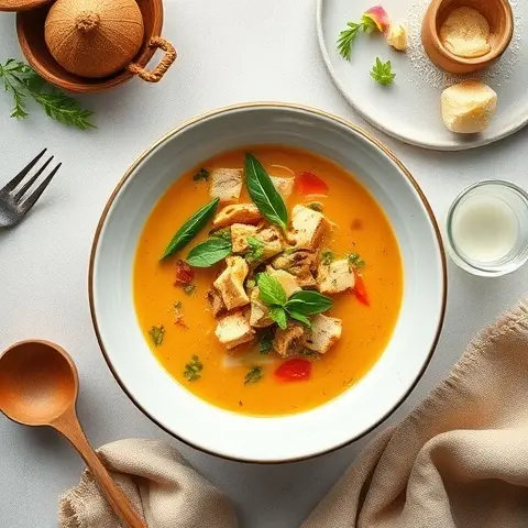 Tempeh Thai Coconut Broth