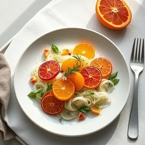 Roasted Fennel and Citrus Segment Salad
