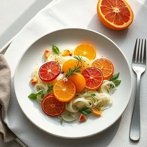 Roasted Fennel and Citrus Segment Salad