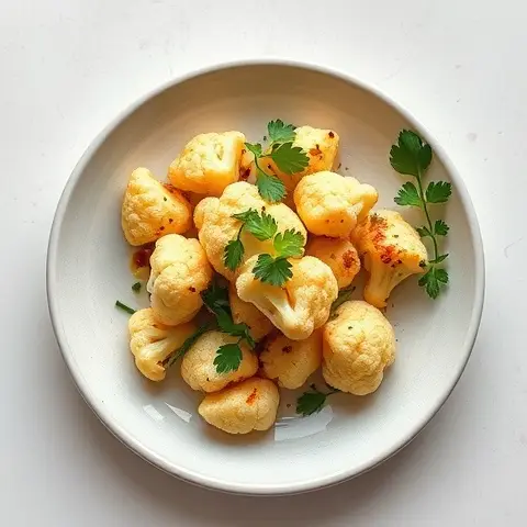Roasted Garlic-Parsley Cauliflower