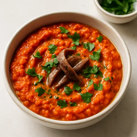 Roasted Pepper and Anchovy Umami Dip (Low-Carb)