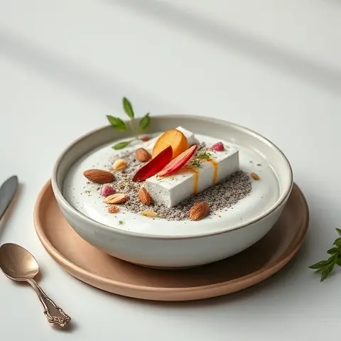 Coconut-Almond Chia Pudding (No Sweetener)