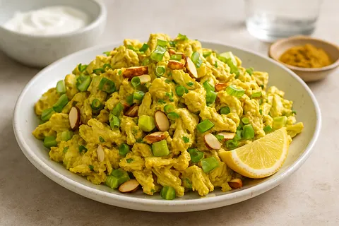 Curried Chicken Salad with Almonds