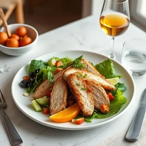Chimayo Chili Rubbed Chicken Salad