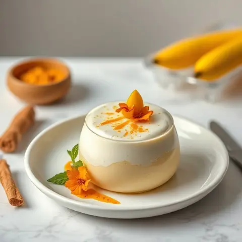 Turmeric Ginger Kefir Mousse