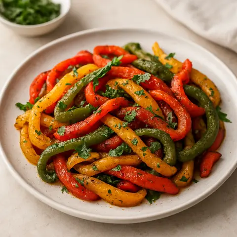 Chili-Herb Roasted Sweet Pepper Medley