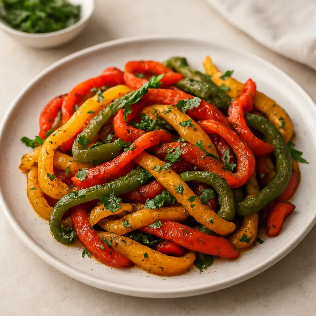 Chili-Herb Roasted Sweet Pepper Medley