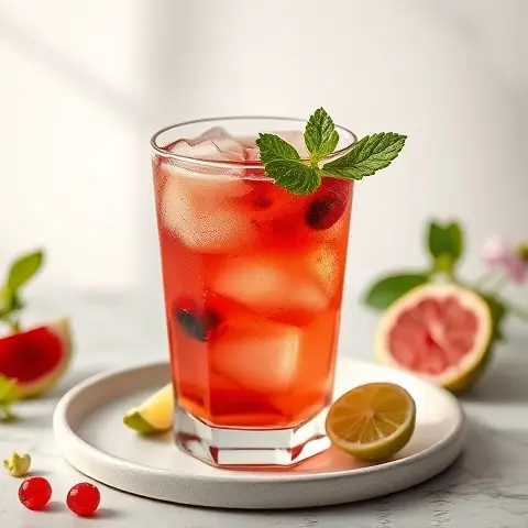 Hibiscus-Lime Cooling Tea