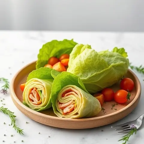 Turkey Lettuce Roll-Ups