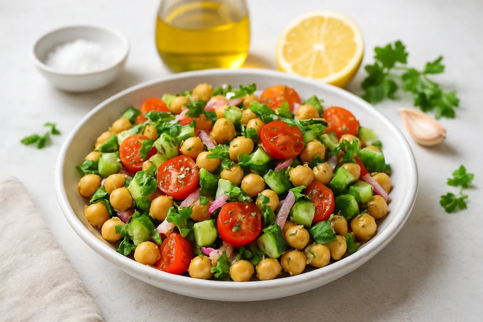 Mediterranean Chickpea Salad