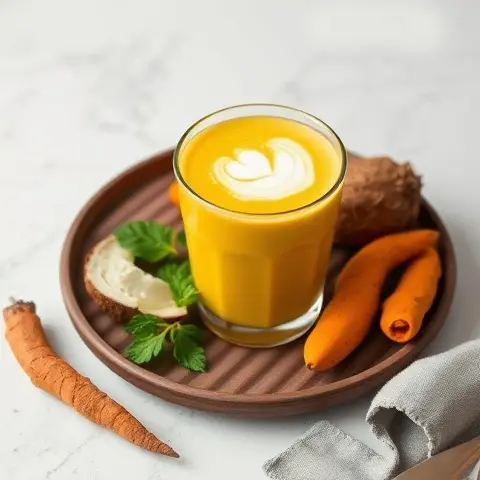 Coconut Milk Turmeric Latte (Unsweetened)
