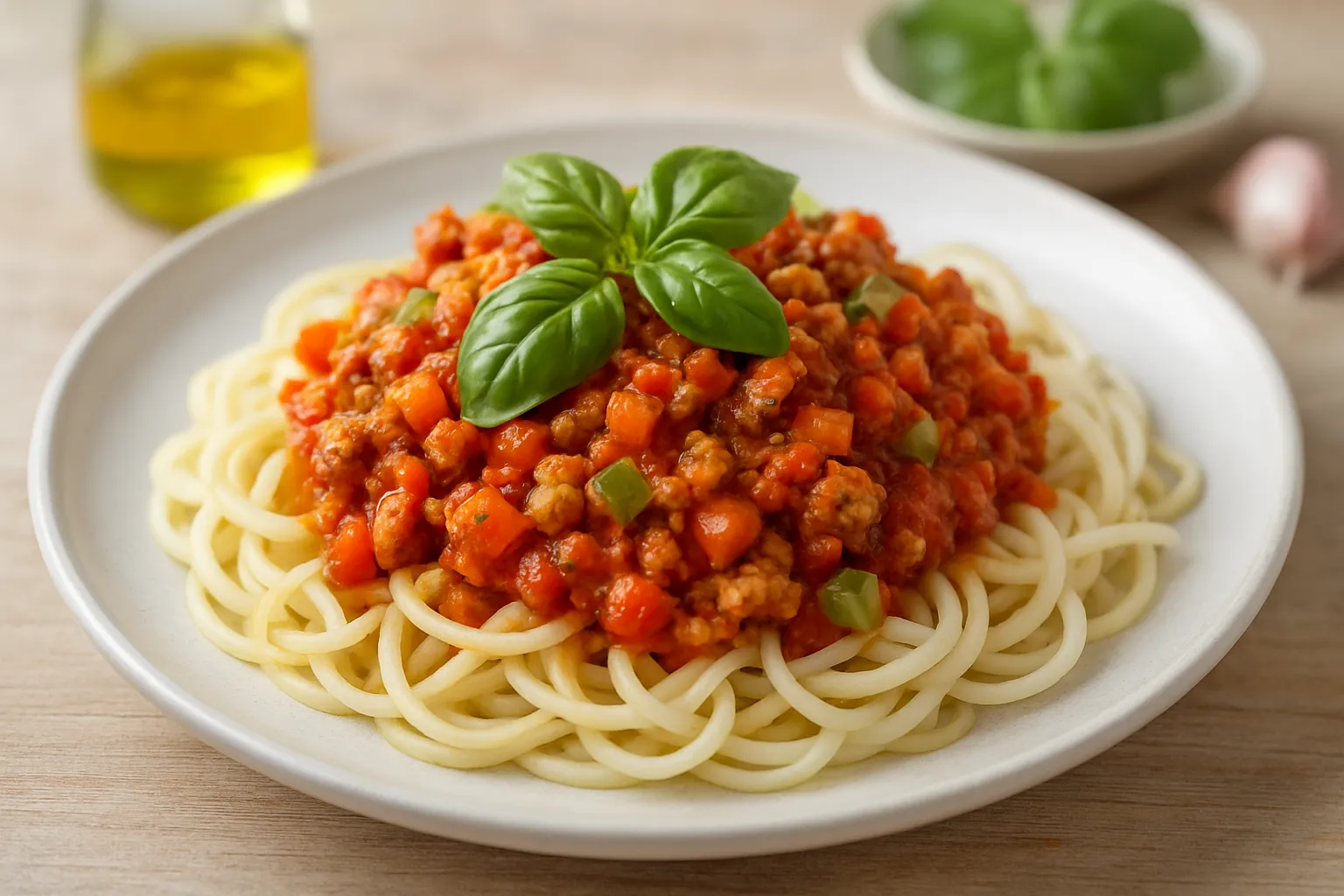 Light Turkey Ragù over Spiralized Celeriac