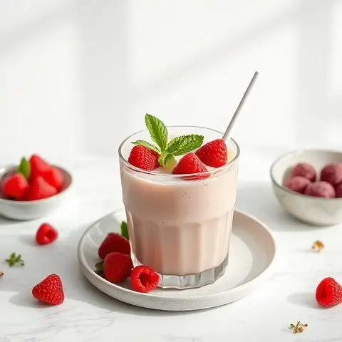 Collagen Raspberry Coconut Shake