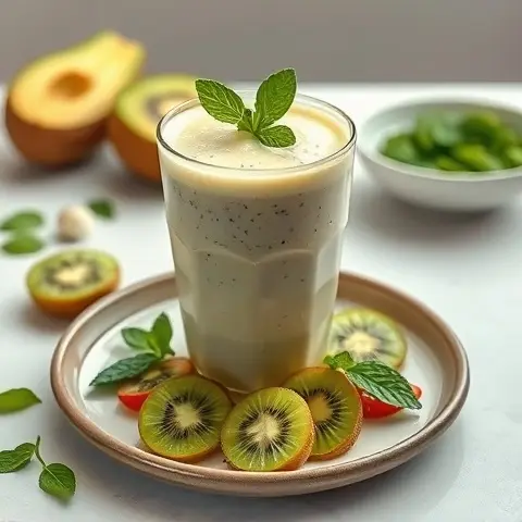 Kiwi Mint Night Sweat Relief Smoothie