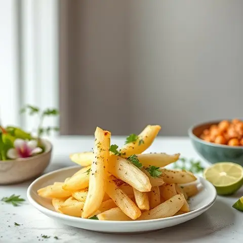Chili-Lime Jicama Sticks