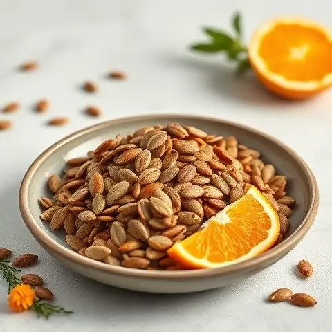 Pumpkin Seed Snack Mix with Orange Zest