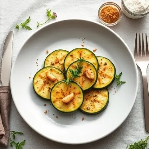 Chimichurri Zucchini Rounds
