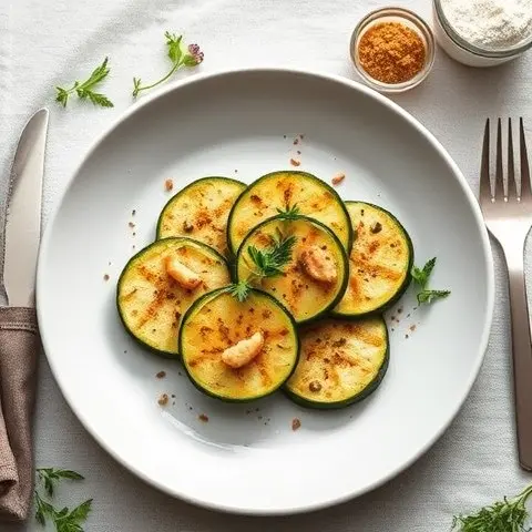 Chimichurri Zucchini Rounds