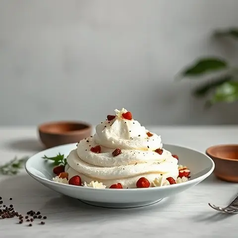 Cocoa Coconut Snow Pudding