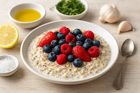 Overnight Oats with Berries